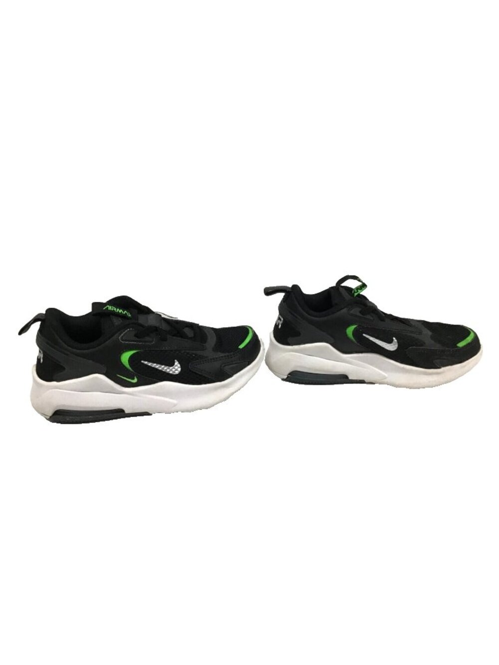 Nike Air Max Kids 13C Black Green Sneakers